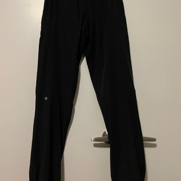 SOLD - Black Lululemon pants with built-in leggings, EUC - Picture 2 of 2